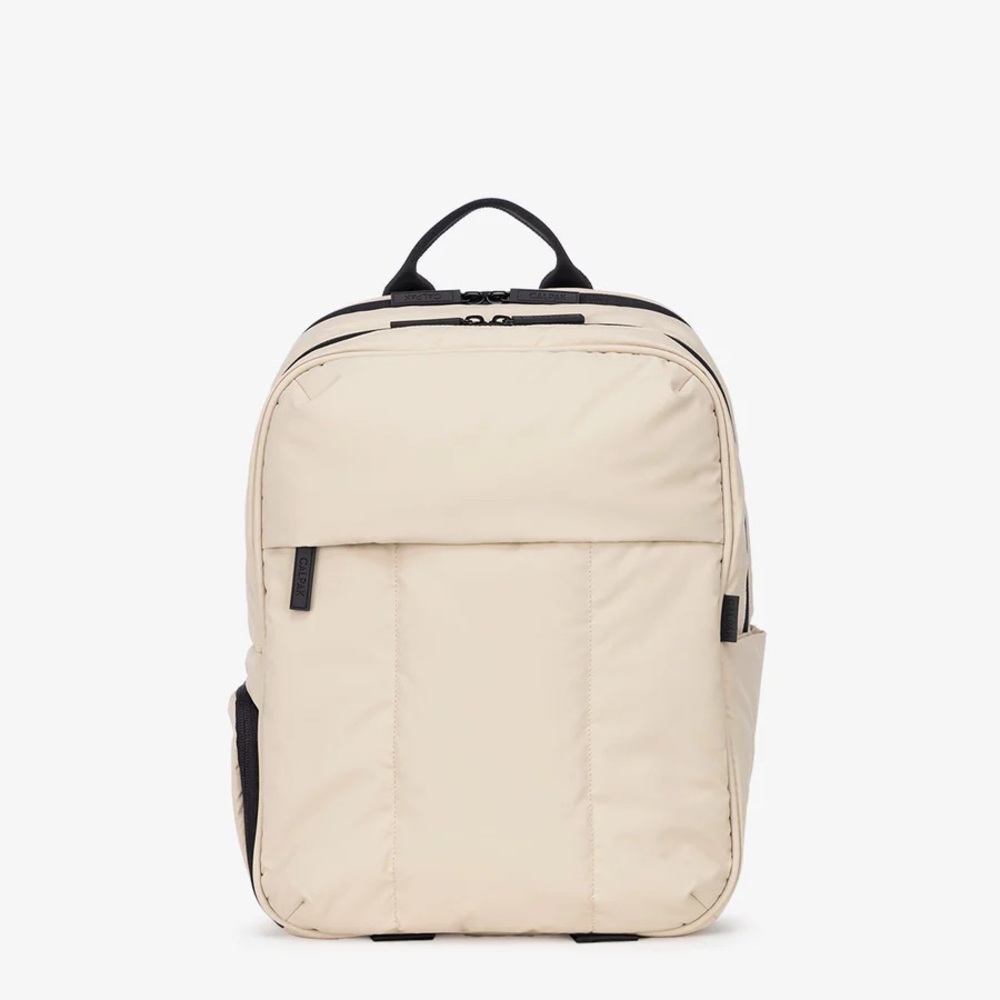 Calpak Luka 15 inch Laptop Backpack in Oatmeal